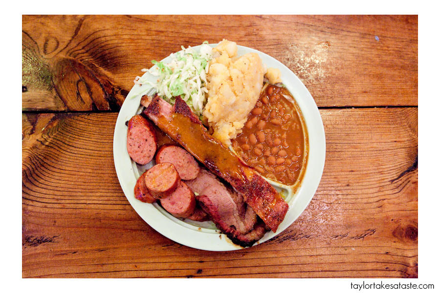 Pork is still king, but brisket is pretty good… Austin,TX