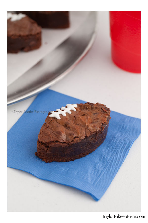 Tungsten Lighting and Football Shaped Brownies