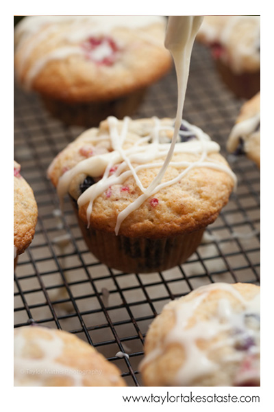 Blueberry Raspberry Muffins