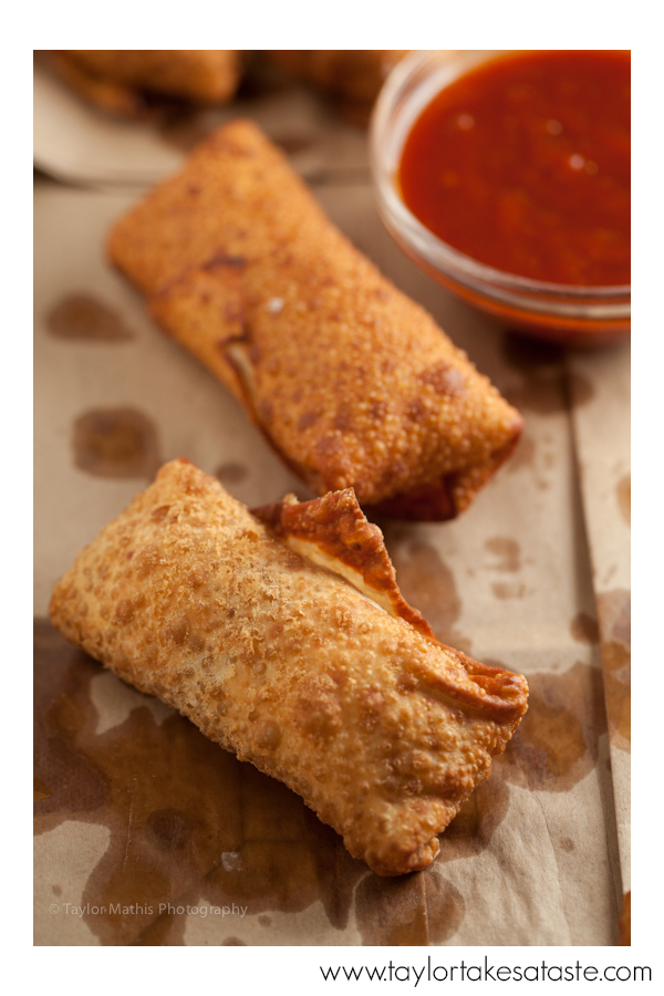 Smoky Barbecue and Cheddar Egg Roll