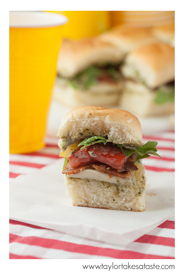 BLT Pesto Sliders