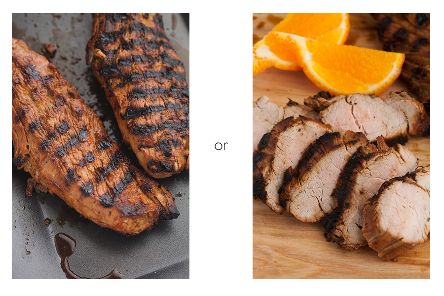 Grilled Tangelo Teriyaki  Pork Tenderloin 1 or 2
