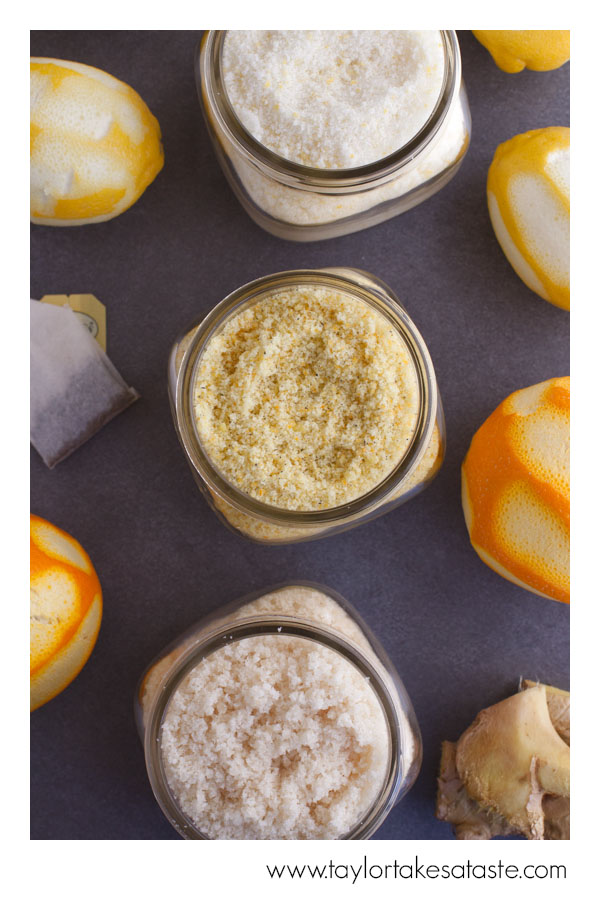 Flavored Sugars: Lemon, Ginger and Orange Earl Grey