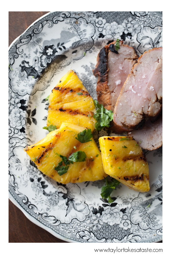 Grilled Pineapple Pork Tenderloin
