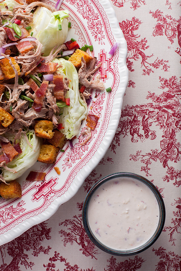 Carolina Wedge Overhead dressing salad